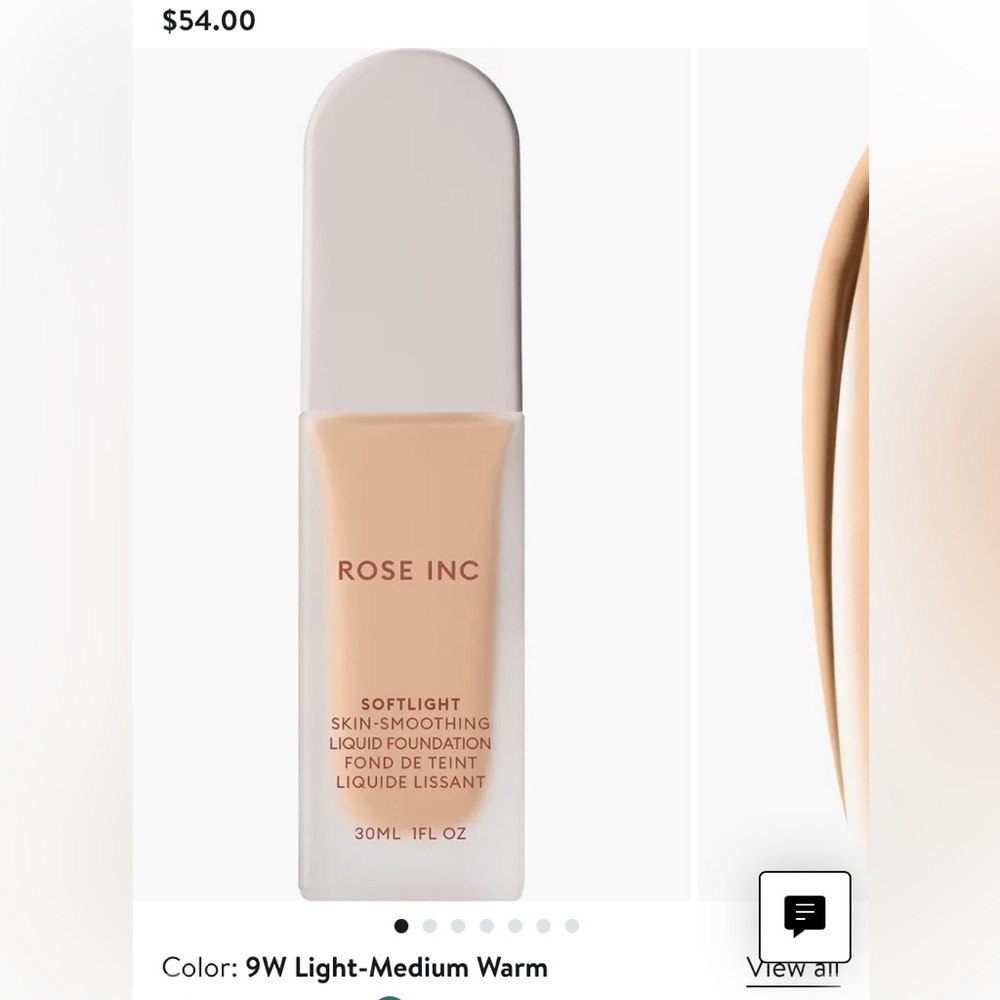 Rose Inc Softlight Foundation - Light-Medium Warm 9W